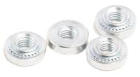 827-596 RS PRO Clear Passivated, Zinc Steel Clinch Nut, M3