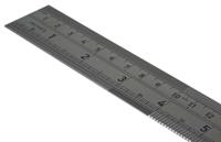 t3530-12 CK 300mm Stainless Steel Imperial, Metric Ruler, With UKAS Calibration