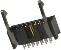 2-1761608-1 TE Connectivity AMP-LATCH Series Straight Through Hole PCB Header, 6 Contact(s), 2.54 mm Pitch, 2 Row, Shrouded
