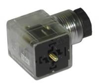 896-2076 RS PRO 2P+E DIN 43650 A, Female Solenoid Connector with Indicator Light, 120 V ac Voltage