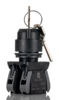 265-7662 RS PRO Knob Key Switch - (2NO) 30mm Cutout Diameter, Illuminated 3 Positions