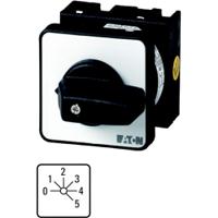 012604-t0-3-15026e Eaton, 1P 6 Position 45° Multi Step Cam Switch, 690V (Volts), 20A, Toggle Actuator