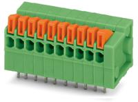 1780837 Phoenix Contact FFKDSA1/H-2.54- 8 Series PCB Terminal Block, 8-Contact, 2.54mm Pitch, Through Hole Mount, Spring Cage