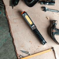 ne1033-g NEBO Big Larry Pro LED Safety Torch Grey - Rechargeable 600 lumens, 197 mm