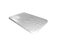 2565300 Rittal SZ Series RAL 7035 Plastic Gland Plate, 301mm W for Use with AX