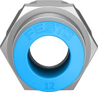 qsf-12-12-b Festo QS Series Straight Threaded Adaptor, G 1/2 Female to Push In 12 mm, Threaded-to-Tube Connection Style, 190653