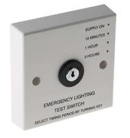 298-2774 RS PRO Emergency Light Test Switch for use with Emergency Lighting