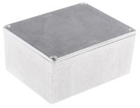 1590c Hammond 1590 Series Natural Die Cast Aluminium Enclosure, IP54, Natural Lid, 119.5 x 94 x 56.5mm