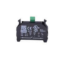 188-1168 RS PRO Contact Block for Use with RS PRO Modular Plastic Push Button Series, 230V, 1NO