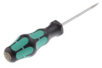 05110004001 Wera Slotted  Screwdriver, 4 mm Tip, 100 mm Blade, 198 mm Overall