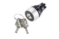 14-235025k2 EAO IP65 Keylock Switch, 1NC+1NO, 5 A @ 250 V ac 2-Way Flat-Key