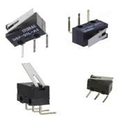 d2f-01l-a1 Omron Lever Microswitch, PCB Terminal, 100 mA at 30 Vdc VA, SPDT, IP40