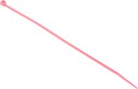 404-538 RS PRO Cable Tie, 203mm x 3.6 mm, Pink Nylon, Pk-100