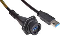 84733-0004 Molex USB 3.0, Female USB A to Male USB A, 800mm