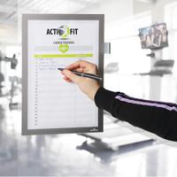 499323 Durable DURAFRAME® NOTE Silver A4 Smooth and rigid Information Frame, 323mm Height, 254mm Width