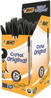 8373632 BIC Black Ball Point Pen, 1 mm Tip Size