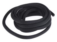 668-1260 RS PRO Braided PET Black Cable Sleeve, 4mm Diameter, 3m Length