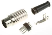491-055 RS PRO 5 Pole Din Plug, 1A, 100 V ac, Male, Cable Mount