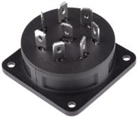 px0552 Bulgin Power Connector Panel Mount Socket, 8, Solder Termination, 6A, 250 V ac