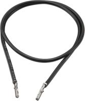 662300124015 Wurth Elektronik Female WR-MPC3 to Male WR-MPC3 Crimped Wire, 150mm, 0.25mm², Black