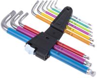 05022669001 Wera 9 piece L Shape Metric Hex Key Set, 1 x 1.5x90 mm, 1 x 2.0x101 mm, 1 x 2.5x112 mm, 1 x 3.0x123 mm, 1 x 4.0x137 mm,
