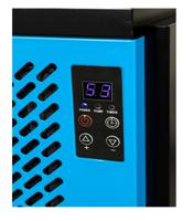 mde70-230v Broughton MD70 Dehumidifier, 70L water tank, 70L/day extraction rate BS1363