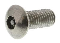 621-2811 RS PRO Plain Button Stainless Steel Tamper Proof Security Screw, M5 x 12mm