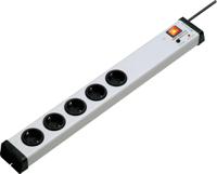 0207x00052301 Bodo Ehmann Type F - German Schuko 5 Gang Power Distribution Unit, 1.5m Cable, 16A, 250 V, Surge Protected
