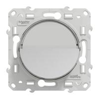 s530266 Schneider Electric Grey Push Button Light Switch, 1 Gang, Odace