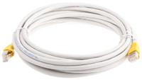 l00003a0067 Telegartner, 5m Cat6a, Grey RJ45 to Male RJ45 Male, S/FTP Shielded, Terminated LSZH Sheath