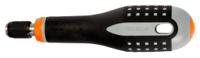 be-8575 Bahco Hexagon Bit Holder Screwdriver, 1/4 in Tip, 25 mm Blade, 147 mm Overall