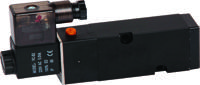 235-1286 RS PRO 3/2 interchangeable, 5/2 Pneumatic Solenoid Valve - Solenoid/Spring G 1/4