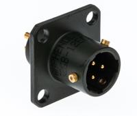 62gb-12e08-33pn Amphenol Limited, 62GB 3 Way Box Mount MIL Spec Circular Connector ReceptacleOlive, Pin Contacts,Shell Size 8, Bayonet