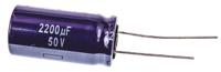 eca1hm222 Panasonic 2200μF Aluminium Electrolytic Capacitor 50V dc, Radial, Through Hole - ECA1HM222