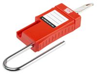 175-1185 RS PRO Red 1-Lock ABS, Steel Safety Lockout Padlocks, 5mm Shackle, 41mm Attachment