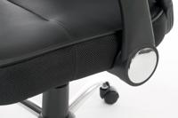 221-6332 RS PRO Black Fabric Executive Chair, 110kg Weight Capacity