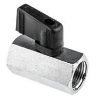 486-340 RS PRO Chrome Plated Brass Hydraulic Ball Valve G 3/8