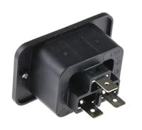 47970000 Schurter C19 Panel Mount IEC Connector Socket, 16A, 250 V