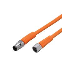 evt204 ifm electronic Male 1 way M8 to Female 1 way M8 Sensor Actuator Cable, 5 m