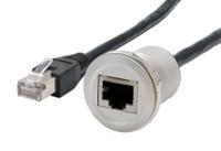ex-49184 Exsys Ethernet RJ45 Female Female to RJ45 Male Male Adapter