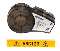 m21-500-595-yl Brady B-595 Black on Black on Yellow Label Printer Tape, 6.4 m Length, 12.70 mm Width