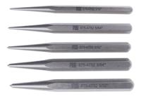 875-4752 RS PRO 5-Piece Punch Set, Centre Punch, 1/16 → 5/32 in Shank