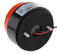 x80-02-01 Moflash X80 Series Amber Flashing Beacon, 10 → 100 V dc, 20 → 72 V ac, Surface Mount, Xenon Bulb, IP67