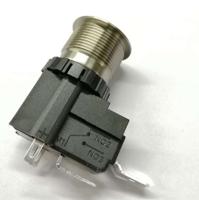 175-8551 RS PRO Illuminated Push Button Switch, Latching, Panel Mount, 19.1mm Cutout, SPST, White LED, 250 / 125V ac, IP67