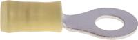 320569 TE Connectivity, PIDG Insulated Ring Terminal, M6 Stud Size, 2.6mm² to 6.6mm² Wire Size, Yellow