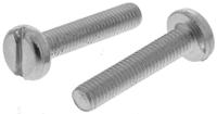 560-091 RS PRO Slot M5 Pan Steel Machine Screws DIN 85 x 25.0mm