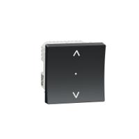 nu350854w Schneider Electric Anthracite Push Button Light Switch, Wiser