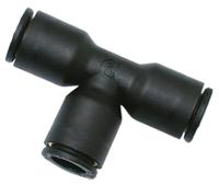 3104-12-04 Legris LF3000 Series Tee Tube-to-Tube Adaptor Push In 4 mm, Push In 12 mm to Push In 12 mm, Tube-to-Tube Connection