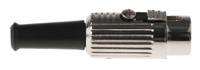491-112 RS PRO 3 Pole Din Plug, 1A, 100 V ac, Push Lock, Male, Cable Mount