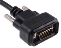 122-3040 RS PRO Male 9 Pin D-sub to Male Unterminated Serial Cable, 2m PVC